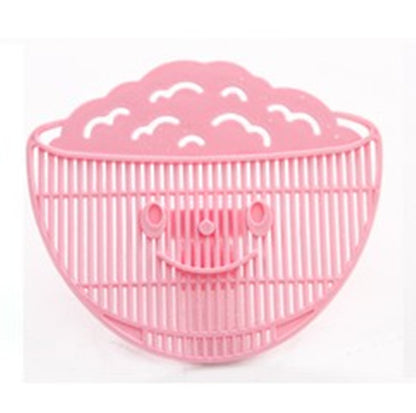 Creative Smiley Face Clip-on Rice Washing Water Drainer Melon