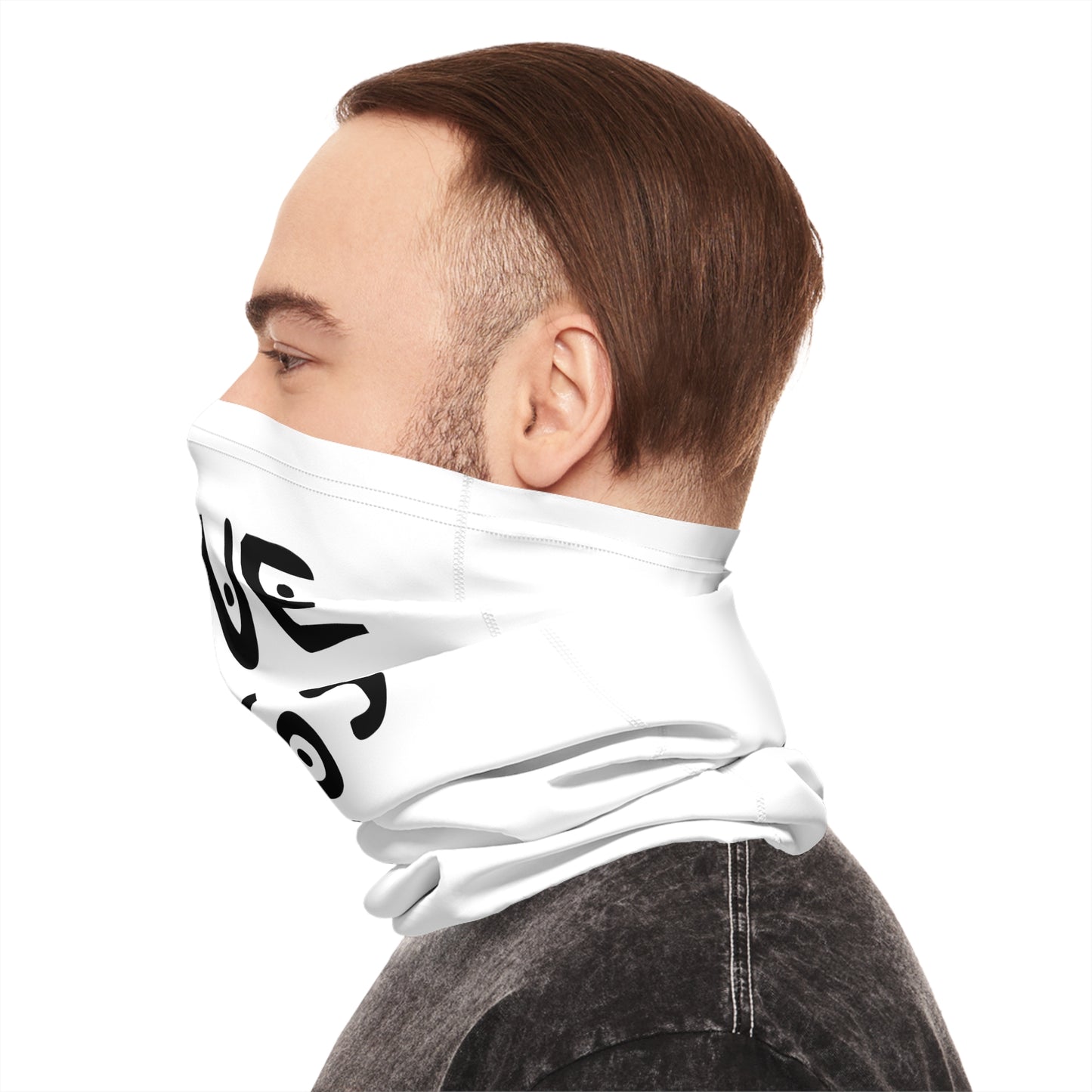 Midweight Neck Gaiter, I love dogs, Face Mask, wearer comfortable
