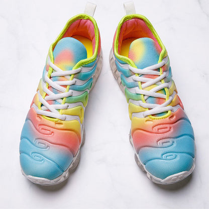 Sneakers running shoes multicolor