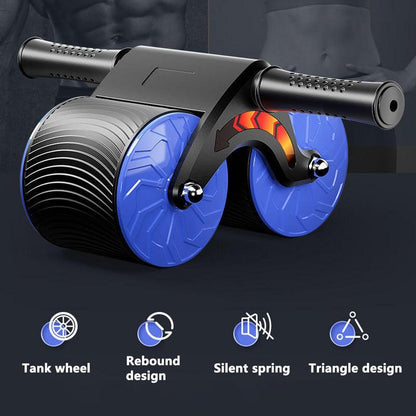 Ab Roller for Abs Workout for Abdominal Assist Core Strength Training Home Roller, Abdominal Wheel Automatic Rebound Abdominal Training Abs Fitness Equipment, Abdominal Push Up Training Home Gym