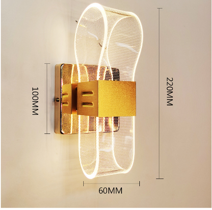 Premium Acrylic Background Wall Aisle Lights Dimmable Lighting wall lamp, The compact size 20*10*10cm, 5 star trends