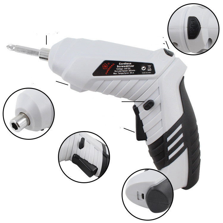 Cordless Lithium Electric Drill Household Screwdriver Twist Drill