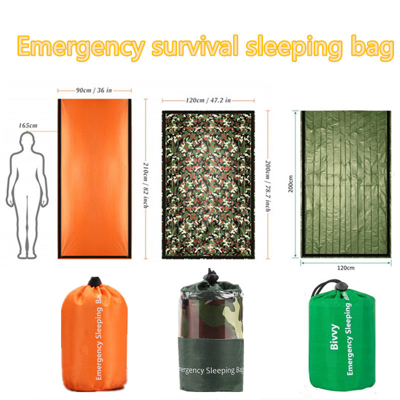 Emergency Bivy Sack Survival Sleeping Bag Emergency