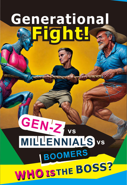 Generational Fight! Gen-Z vs Millennials vs Boomers; Who is the Boss! From Howdy Doody dolls to TikTok: The ultimate clash of the generations (eBook)